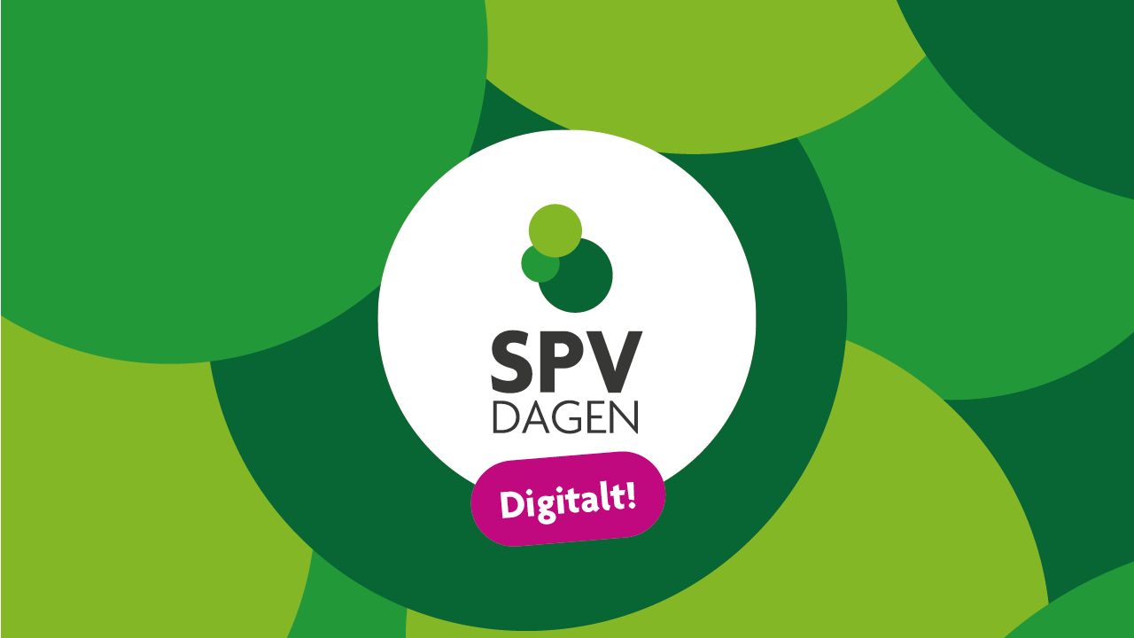 Grön bild med logotype om spv-dagen digitalt